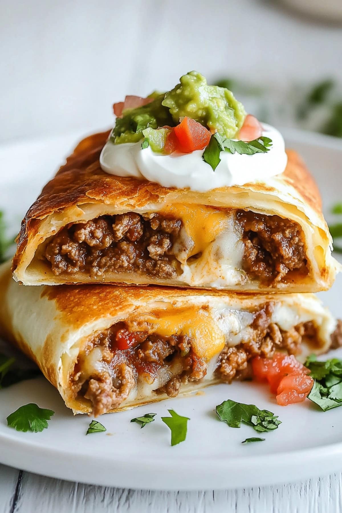 Beef and Cheese Chimichangas Recipe