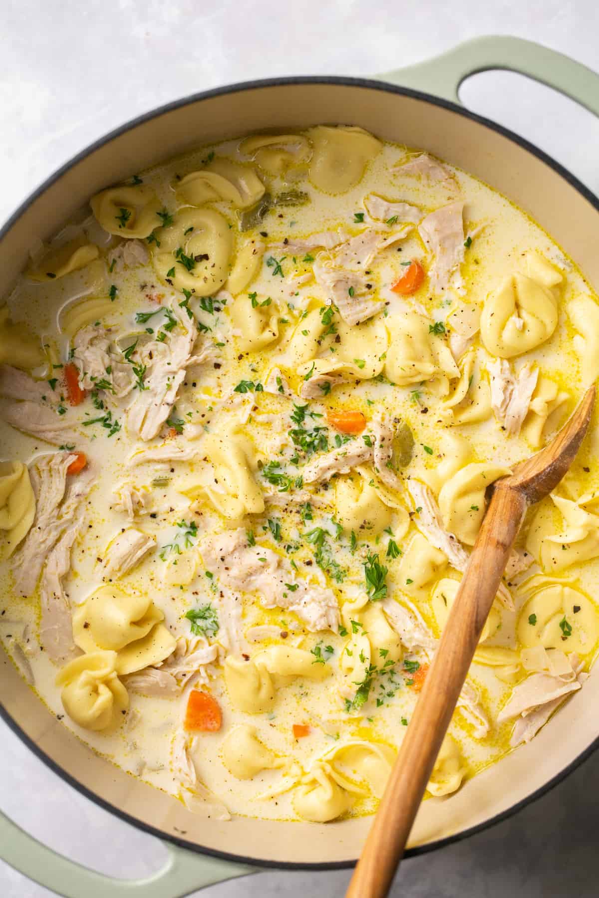 Chicken Tortellini Soup