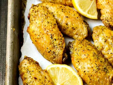 Easy Lemon Pepper Chicken Wings Recipe