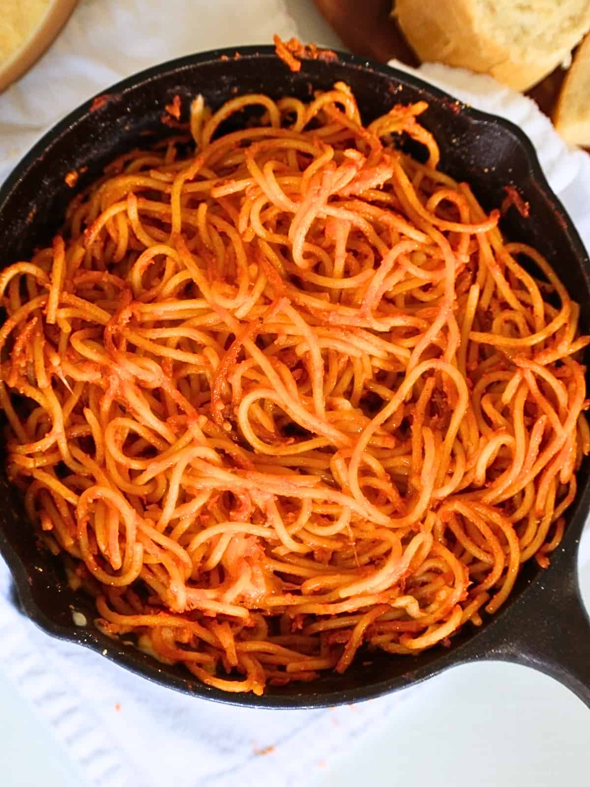 4-Ingredient Fried Spaghetti