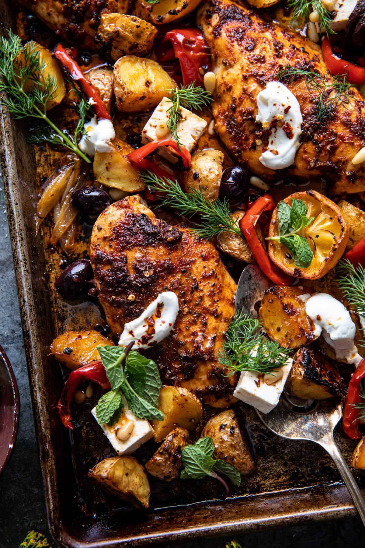 Greek Sheet-Pan Chicken