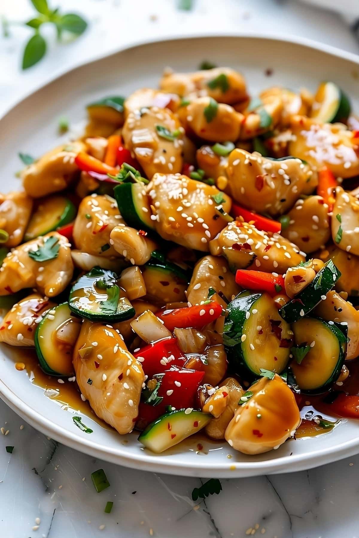 Honey Garlic Chicken Stir-Fry
