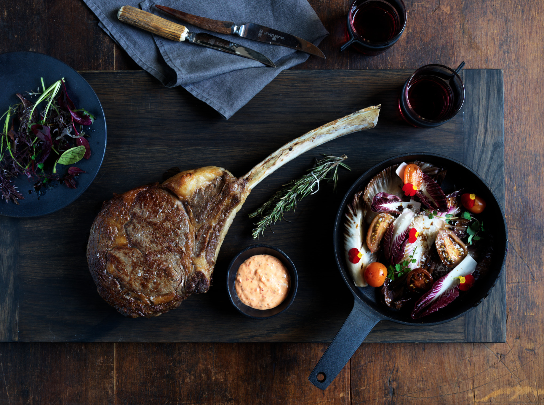 Iowa - Prime Dry-Aged Tomahawk Steak ($145)