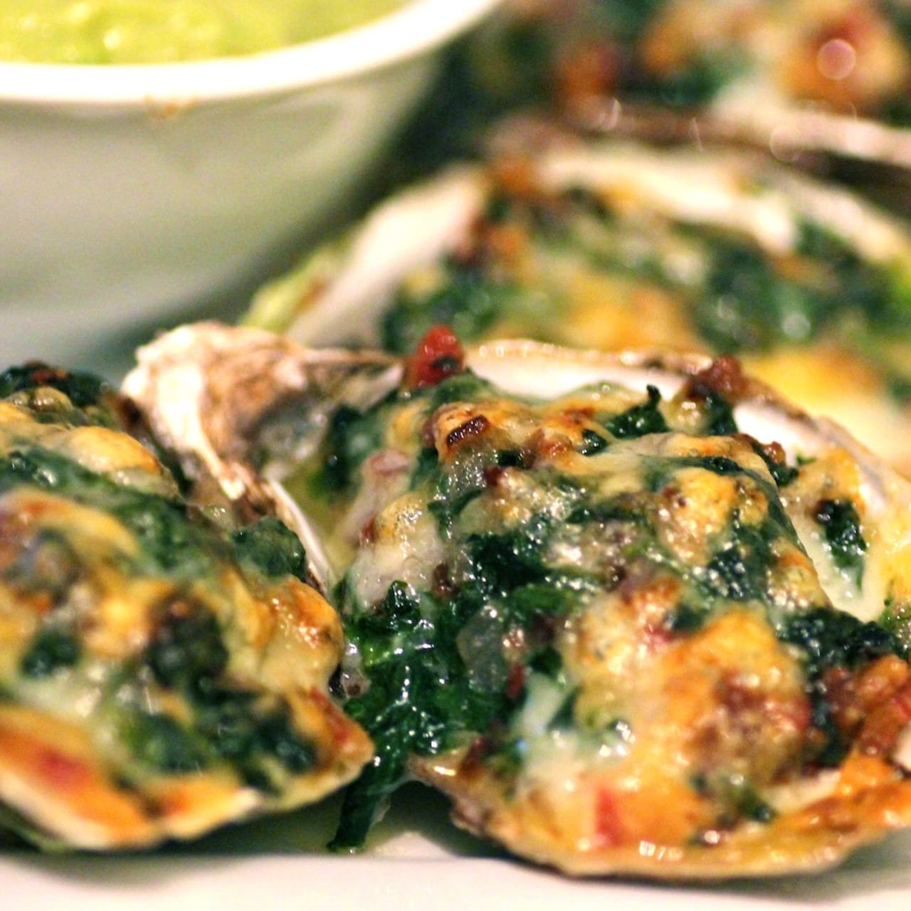 Louisiana: Oysters Rockefeller with Absinthe