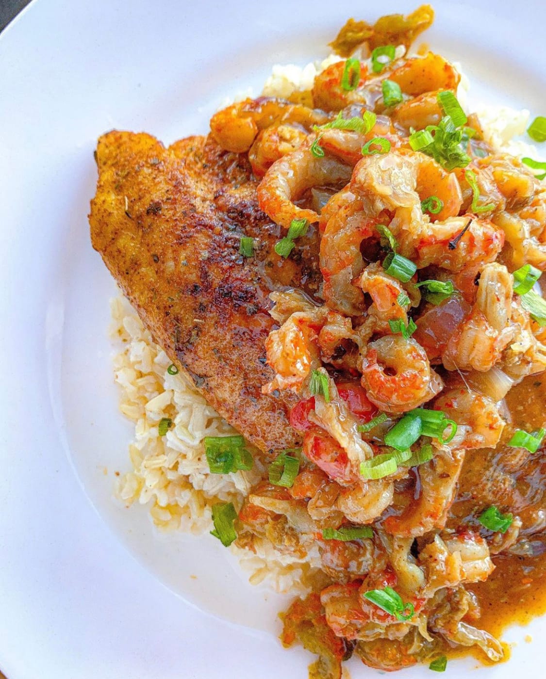 Mississippi: Catfish Étouffée with Crawfish