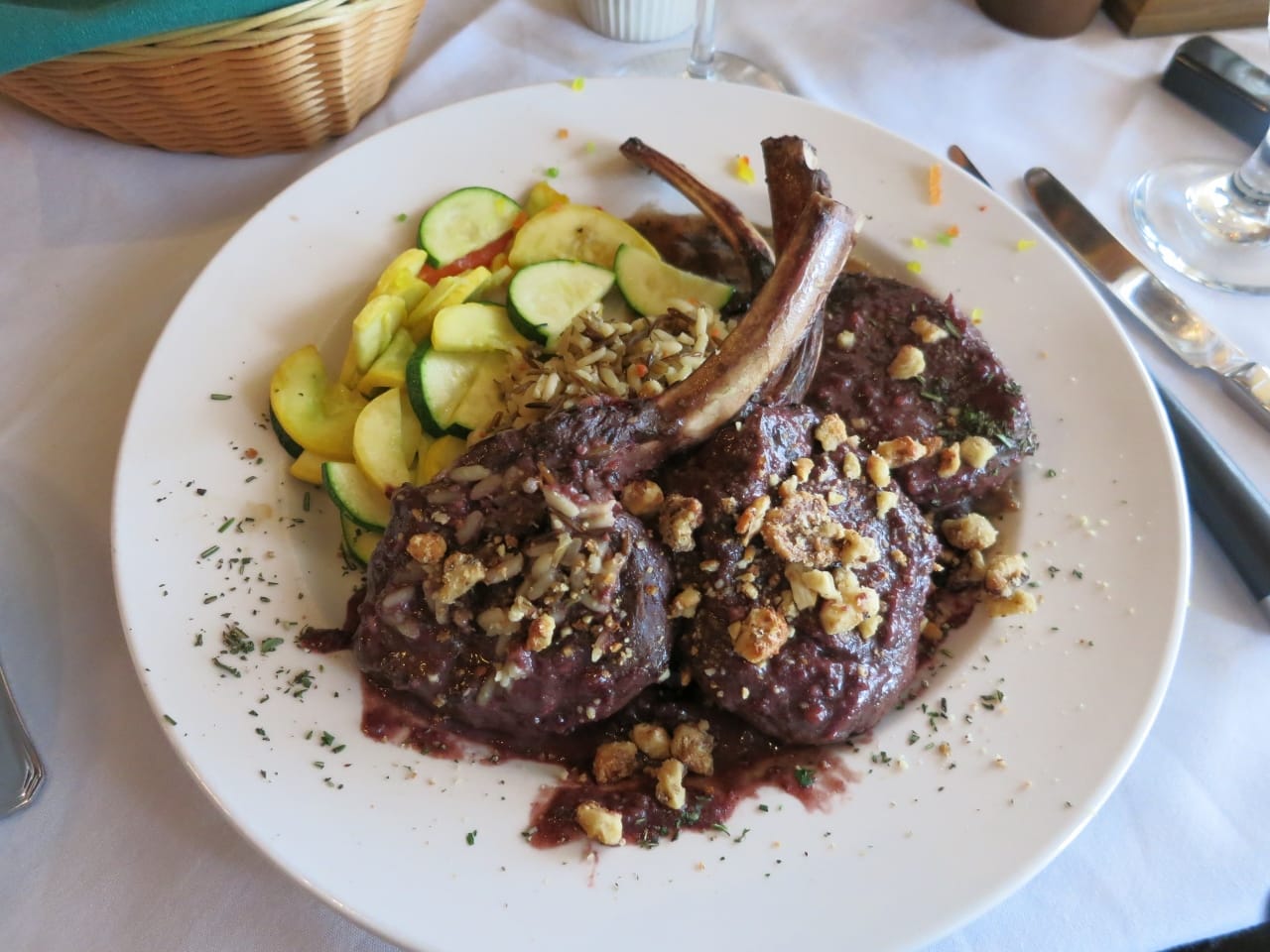 Montana: Huckleberry-Glazed Elk Chops