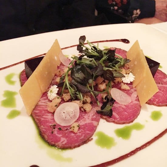 Nebraska: Wagyu Beef Carpaccio
