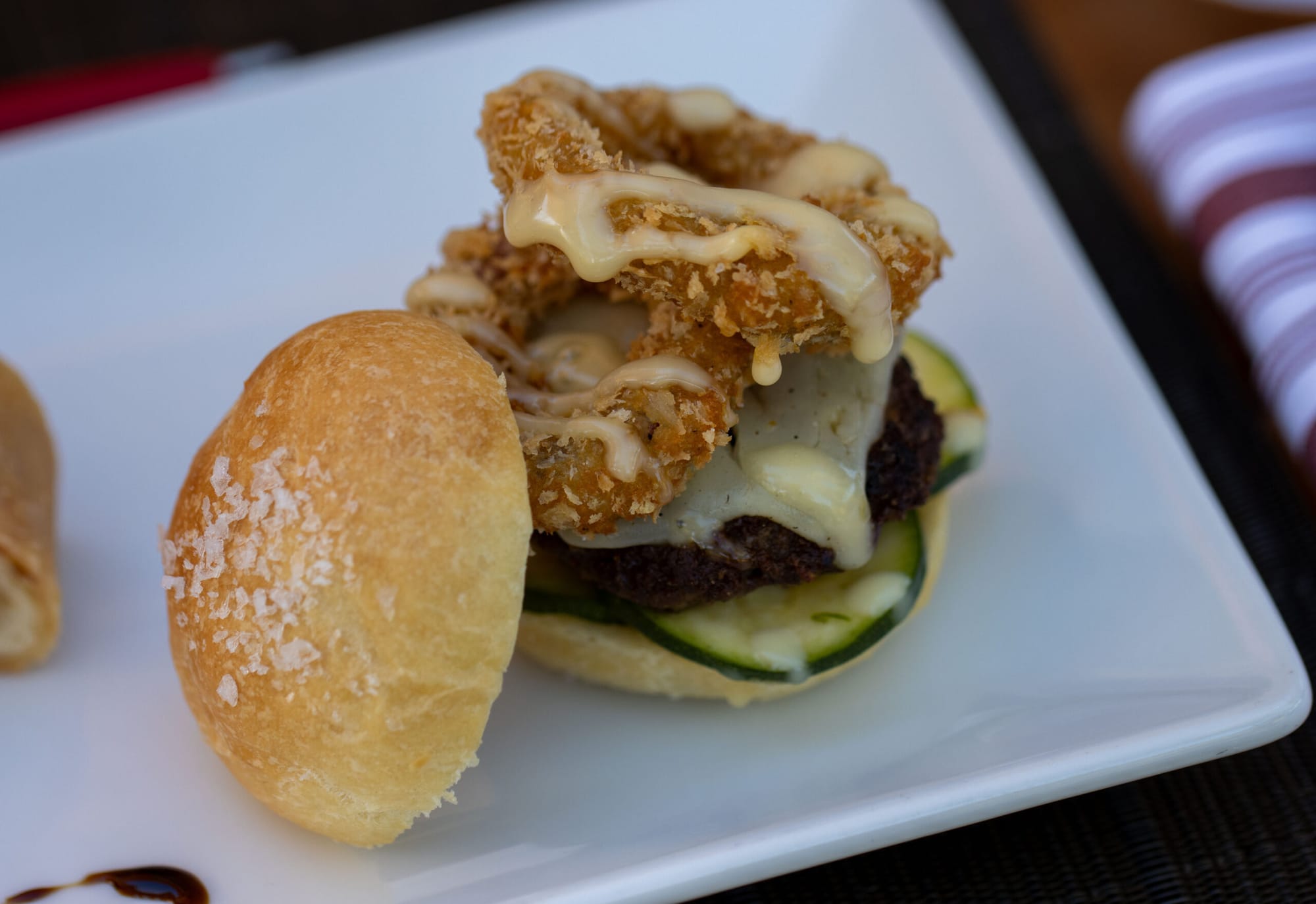 Nevada: Kobe Beef Sliders with Gold Leaf Garnish