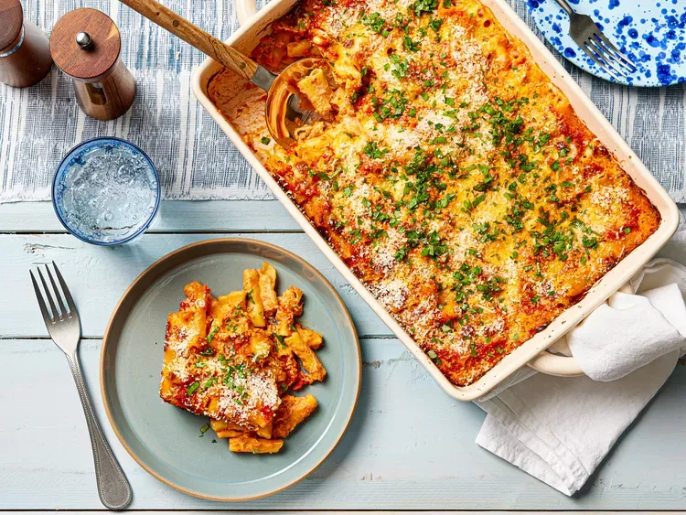 No-Boil Baked Ziti