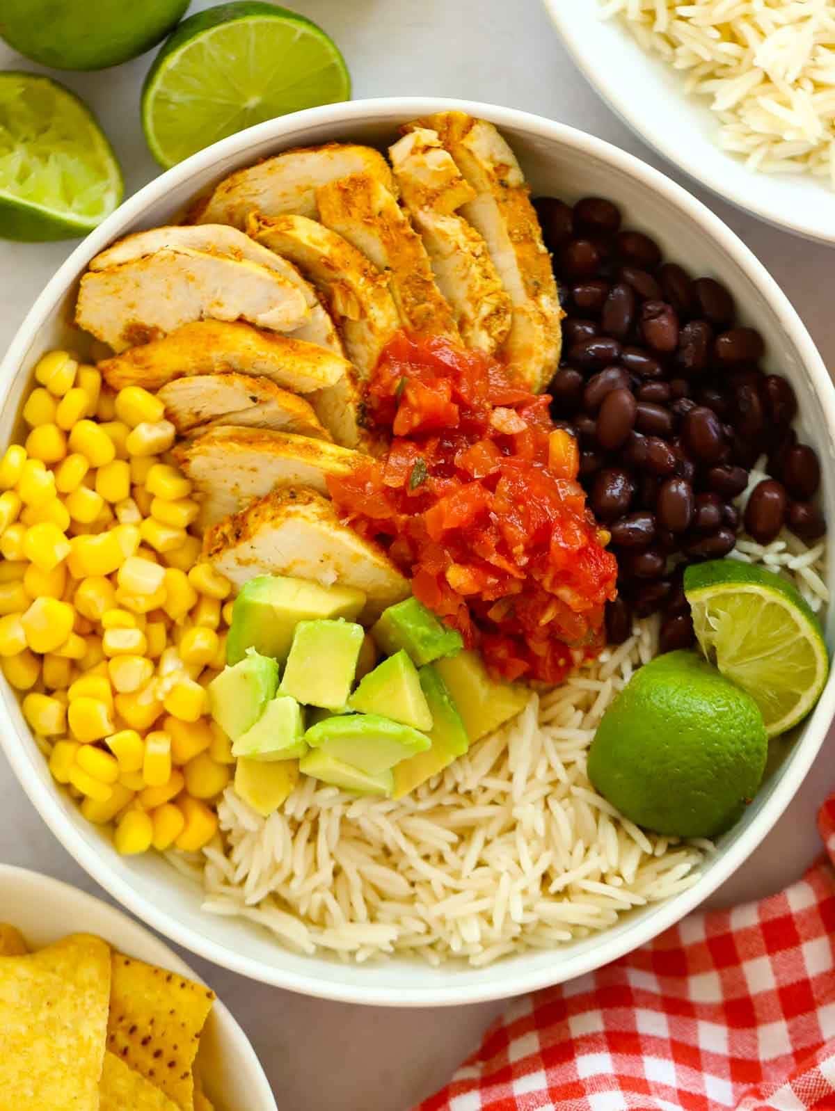 No Cook Burrito Bowls {10 Minute Meal}