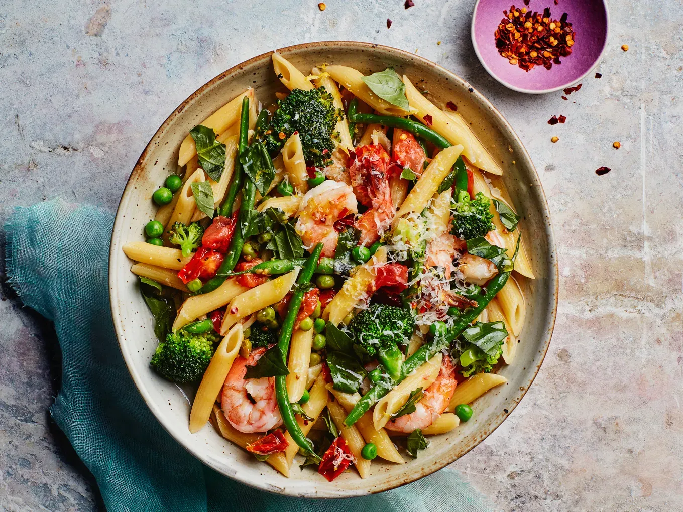 One-Pot Pasta Primavera