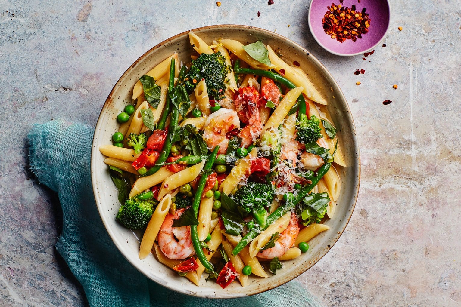 One-Pot Pasta Primavera