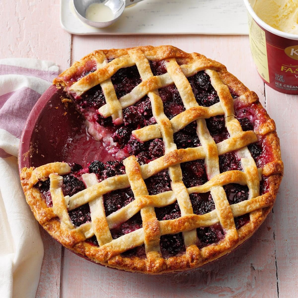 Oregon's Controversial Recipe: Marionberry Pie with Lattice Top