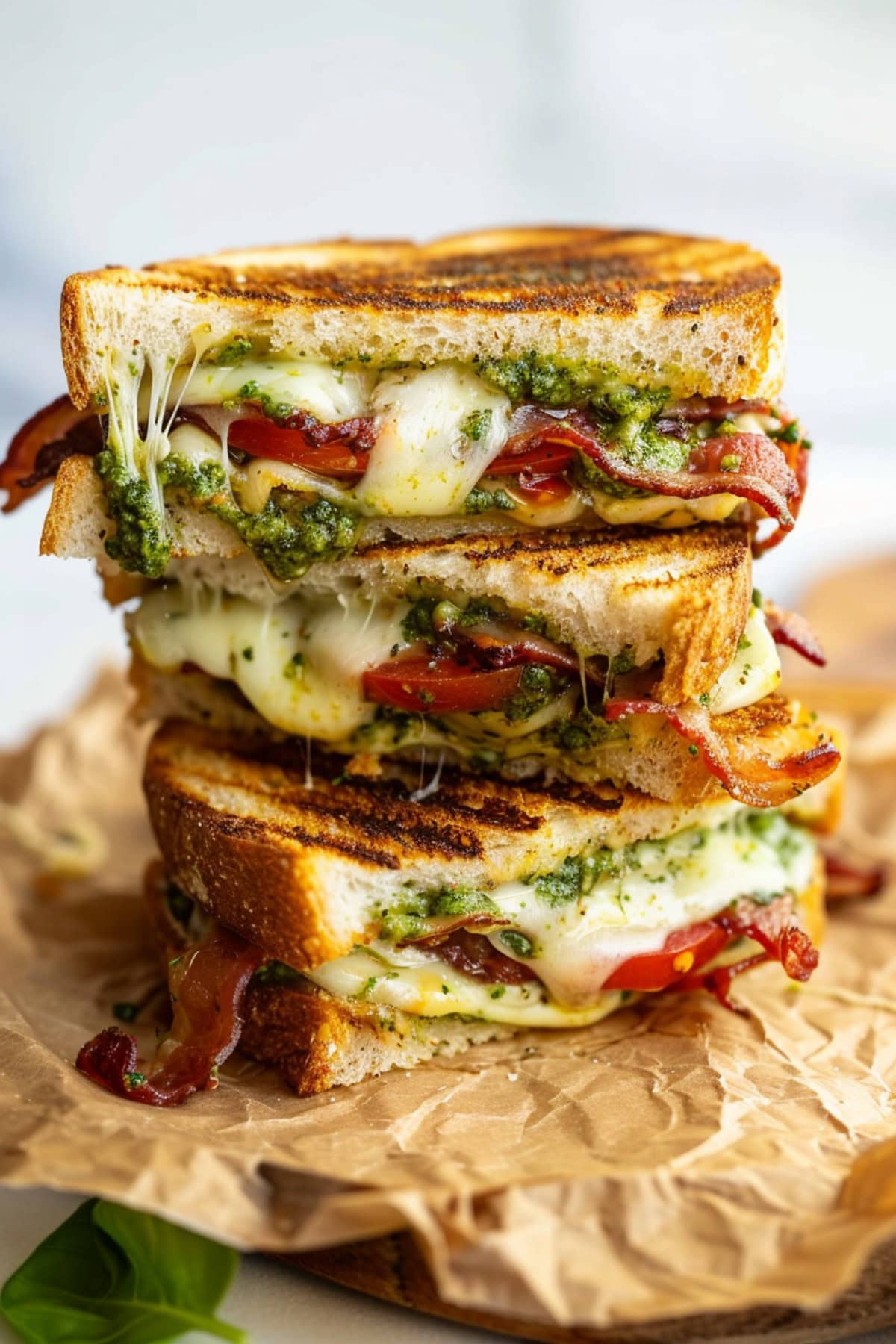 Pesto Grilled Cheese Sandwich