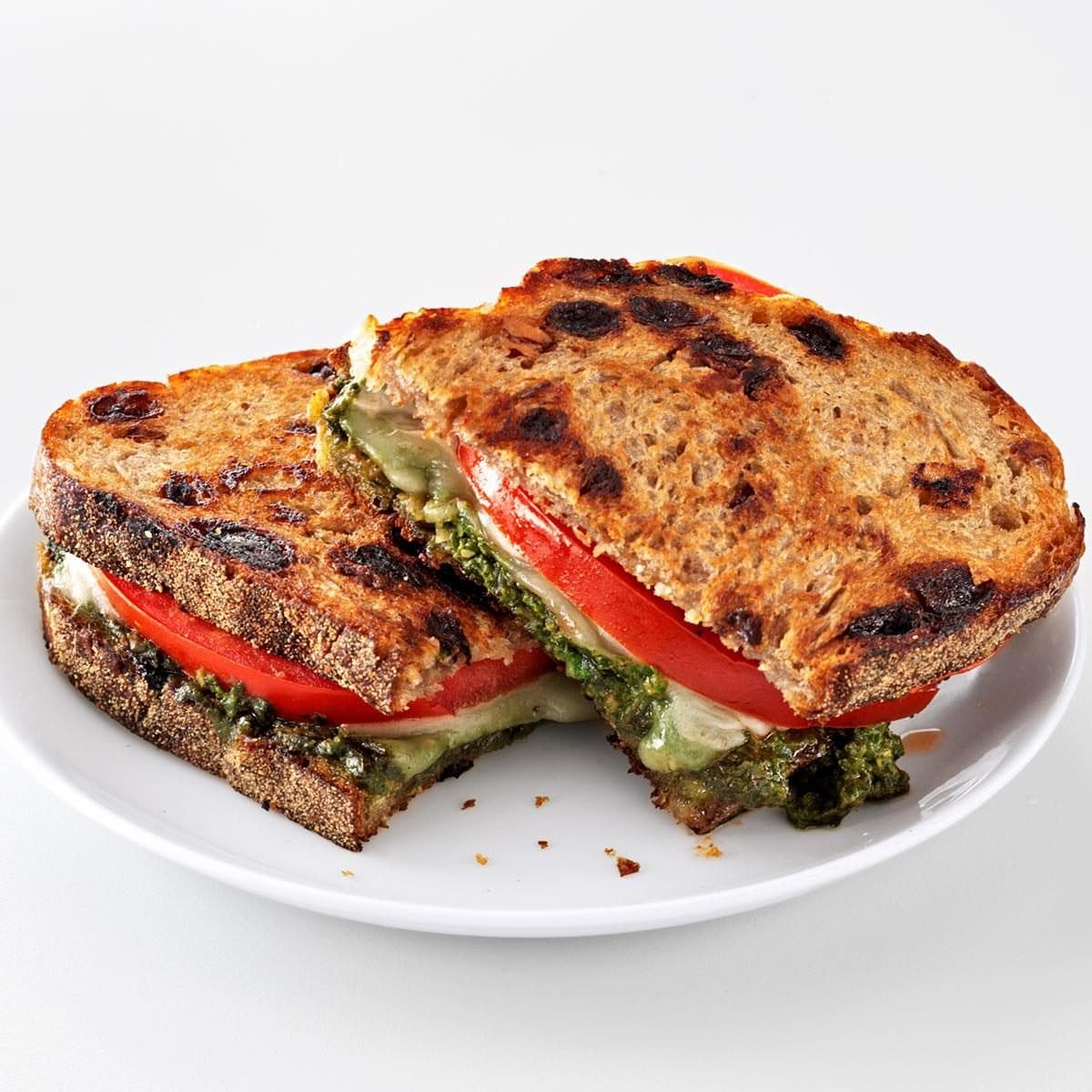 Pesto Grilled Cheese Sandwich