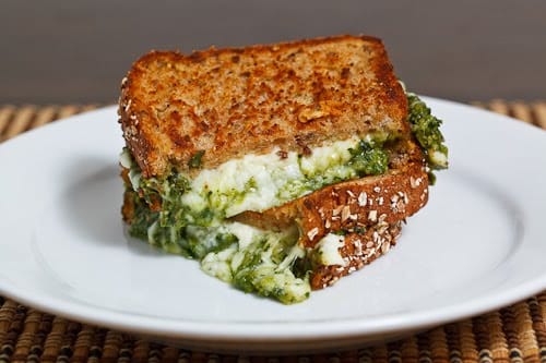 Pesto Grilled Cheese Sandwich