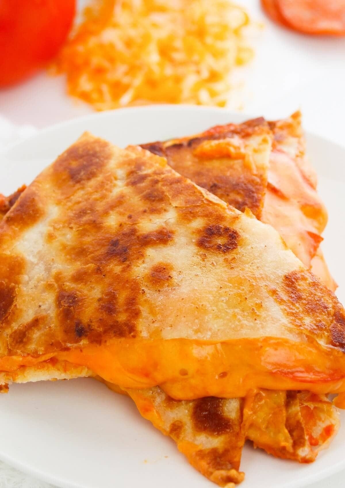 10-Minute Pizza Quesadillas