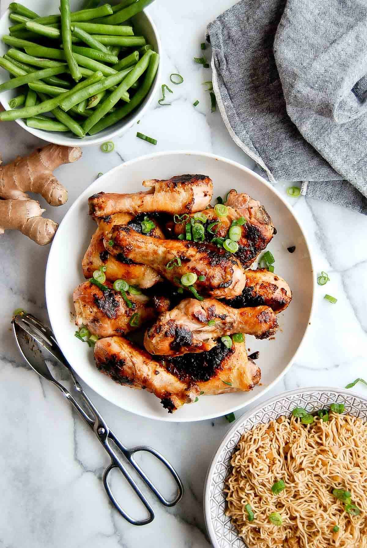 Sheet Pan Miso Honey Chicken Thighs And Drumsticks