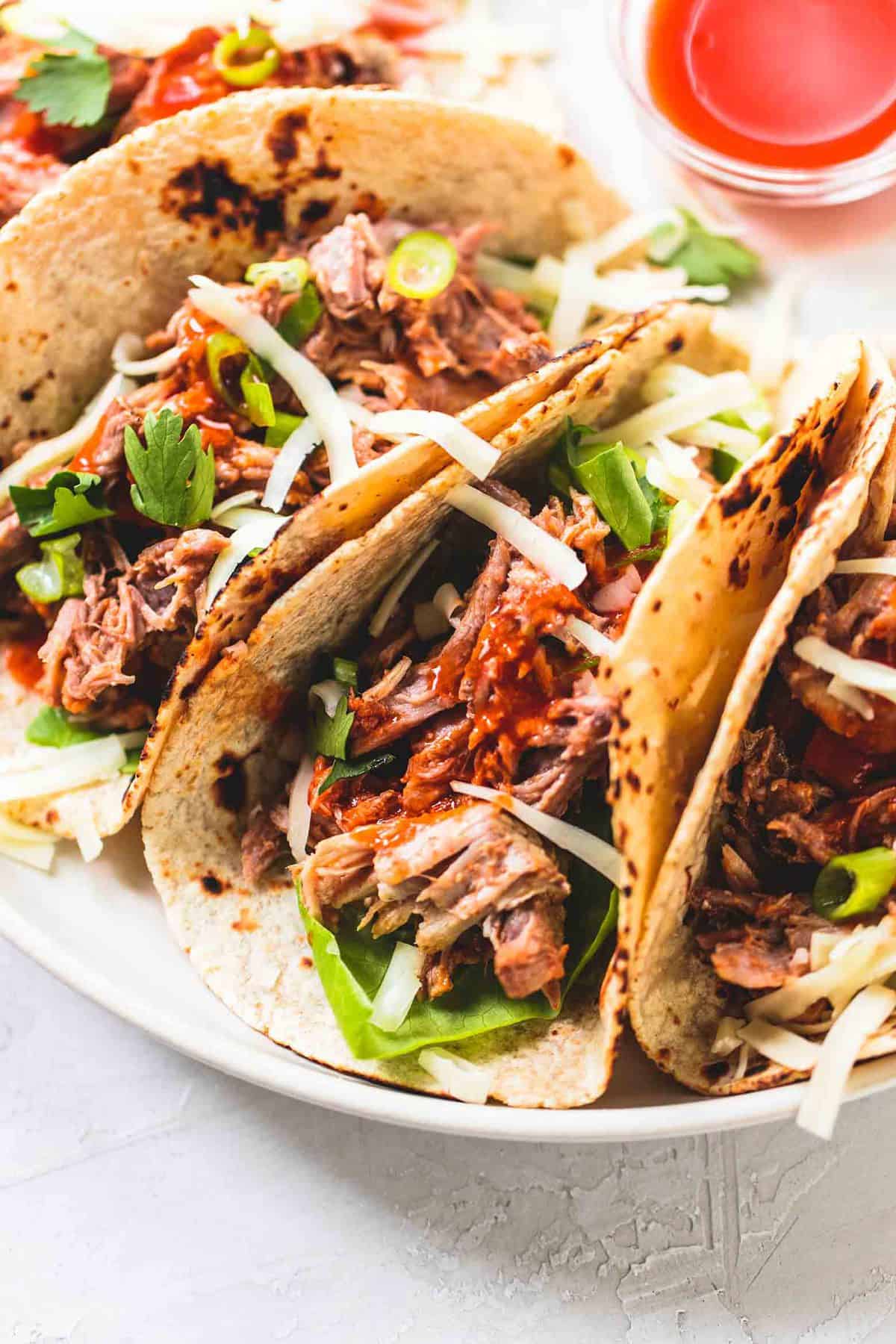 Slow Cooker Pulled Pork Tacos
