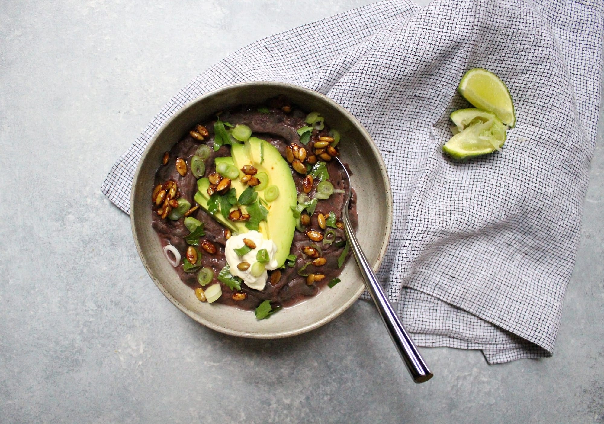Smoky Chipotle Black Bean Soup