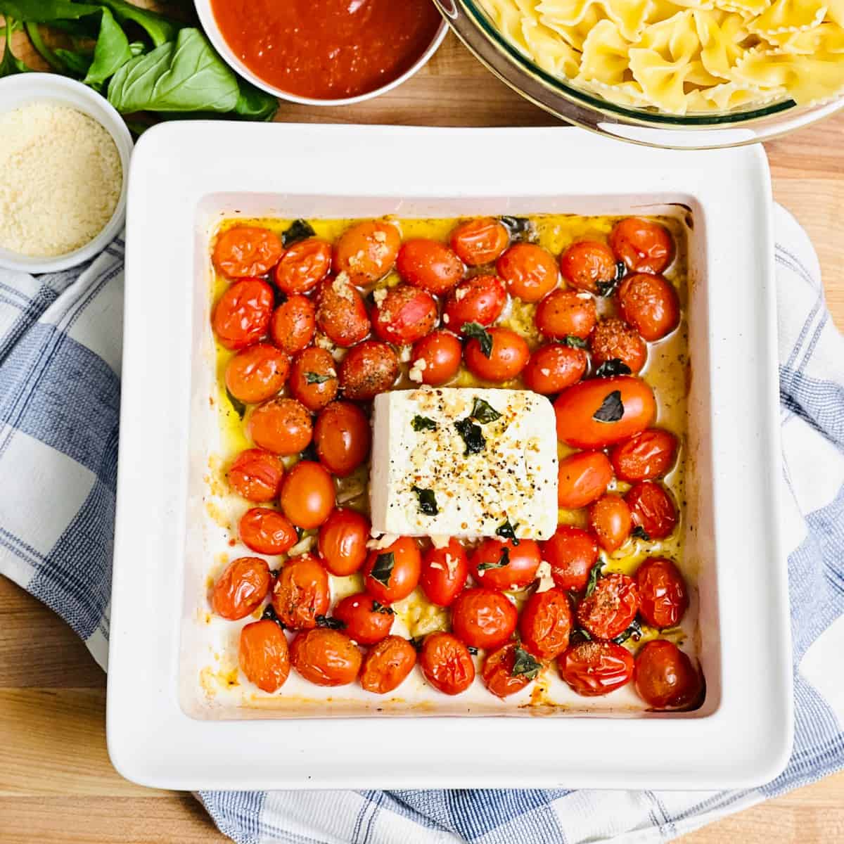 TikTok Baked Feta Pasta