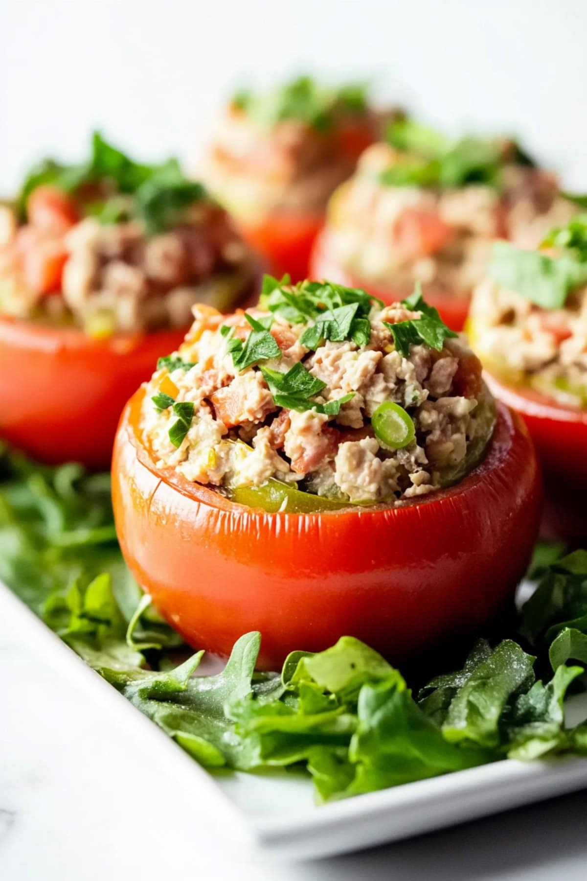 Tuna-Stuffed Tomatoes