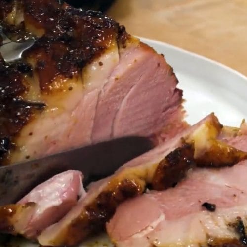 Virginia: Virginia Ham with Black Truffle Honey Glaze