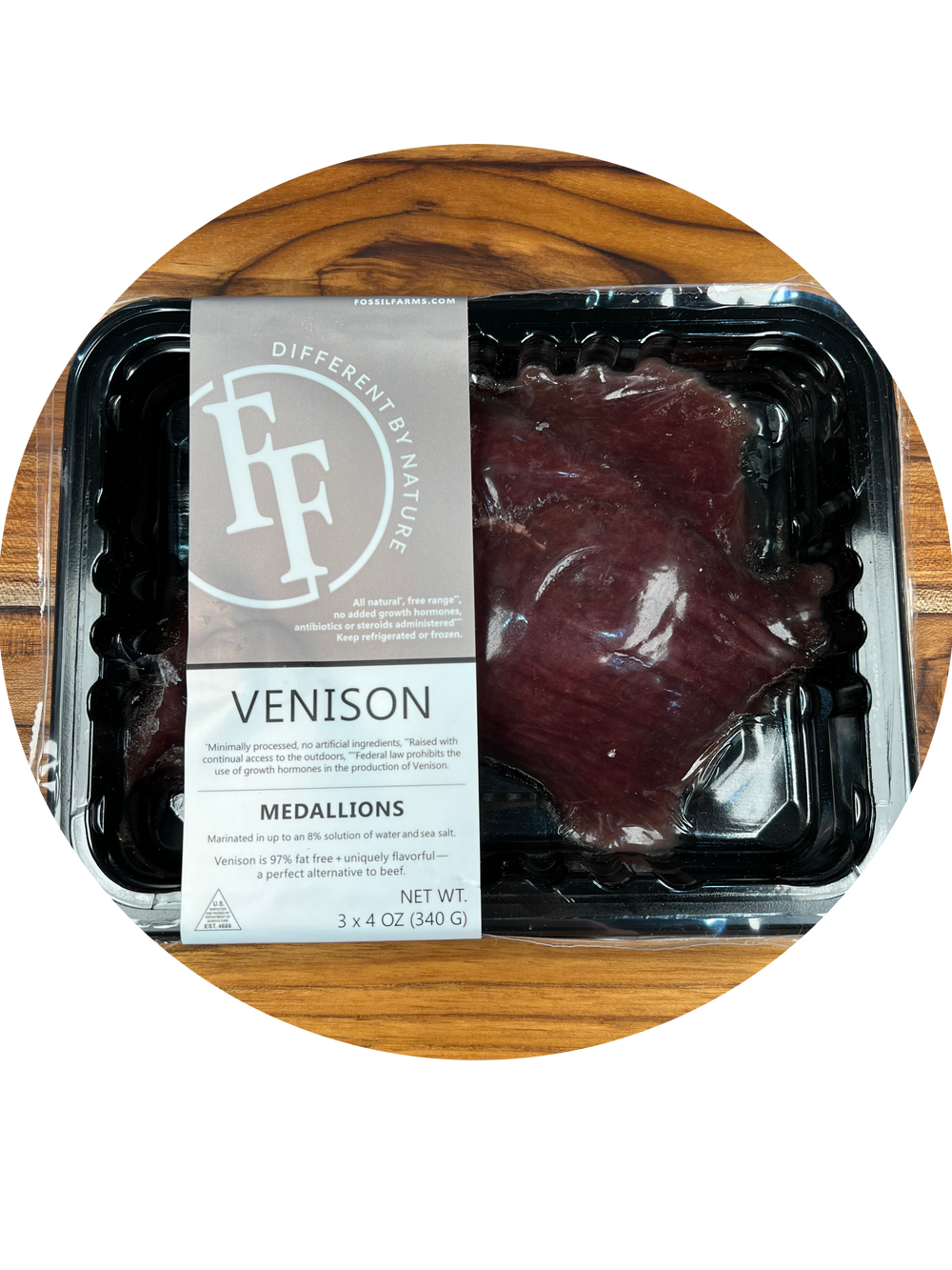 West Virginia - Venison Medallions with Truffles ($125)