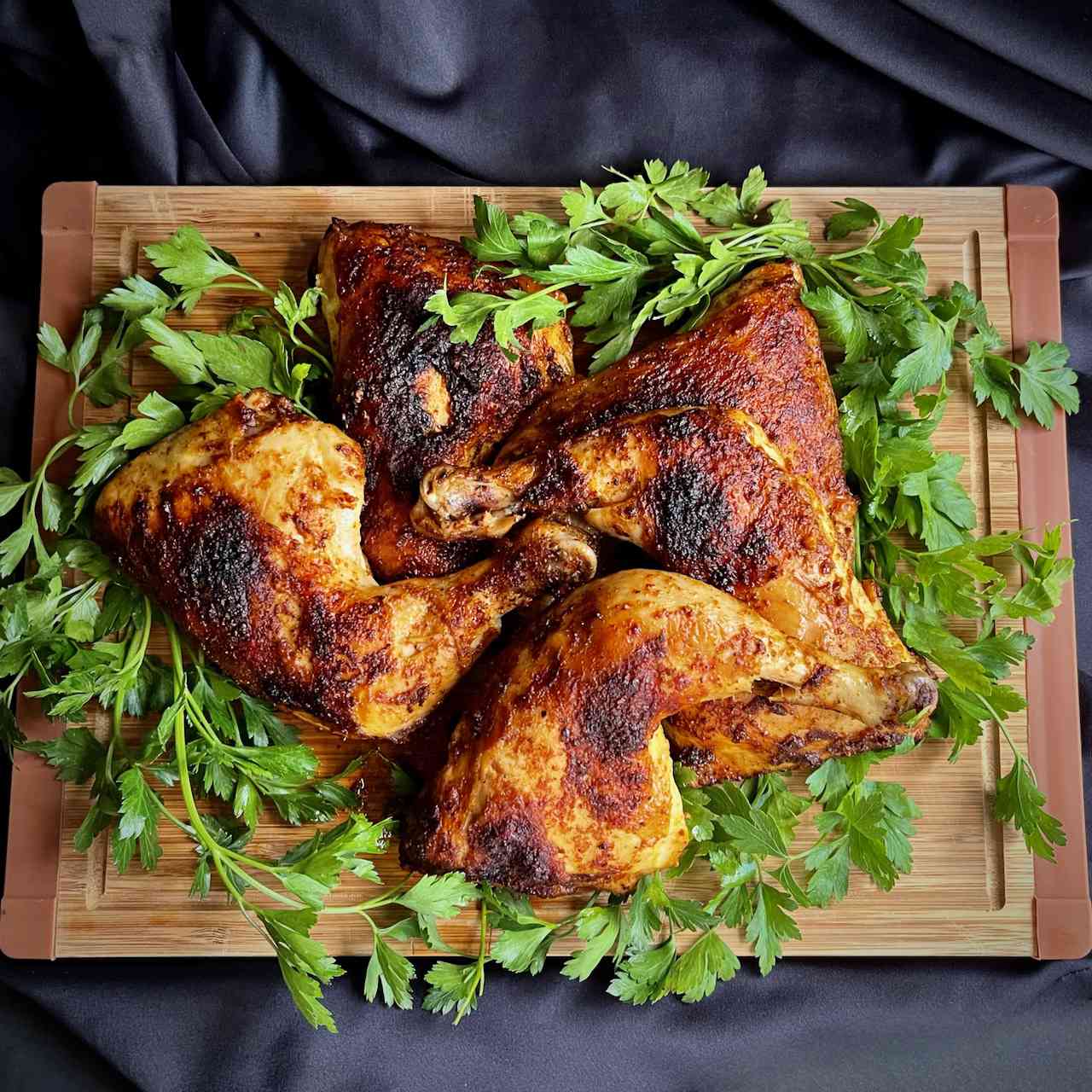 Roasted Chicken Quarters Recipe