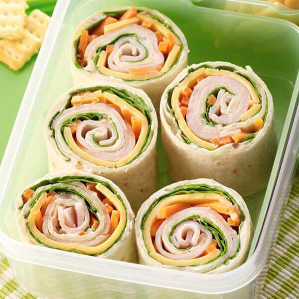 Turkey & Cheese Pinwheels