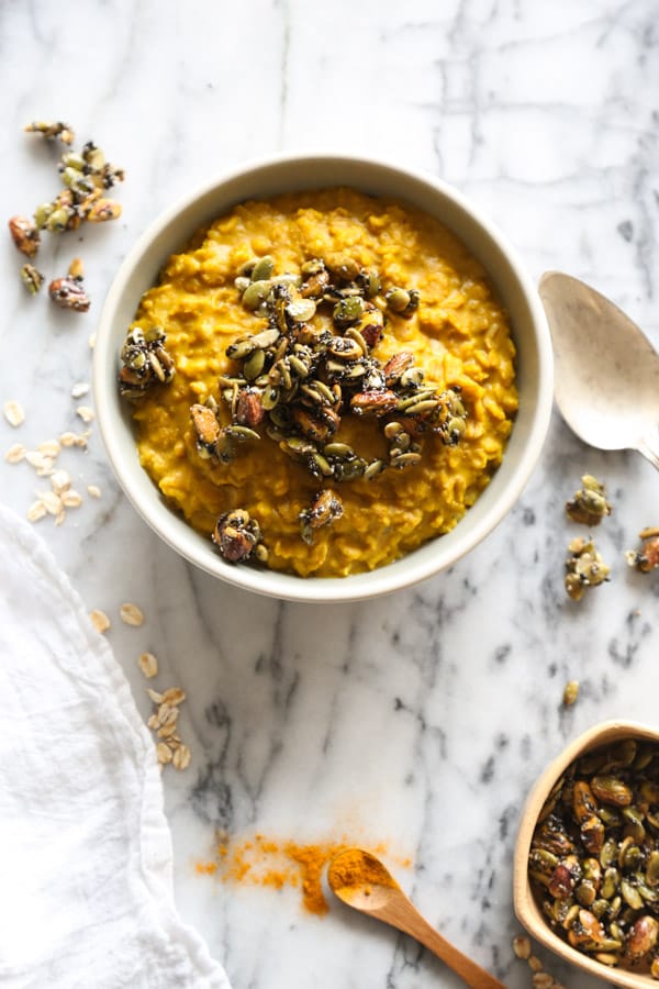 Turmeric Golden Milk Oatmeal