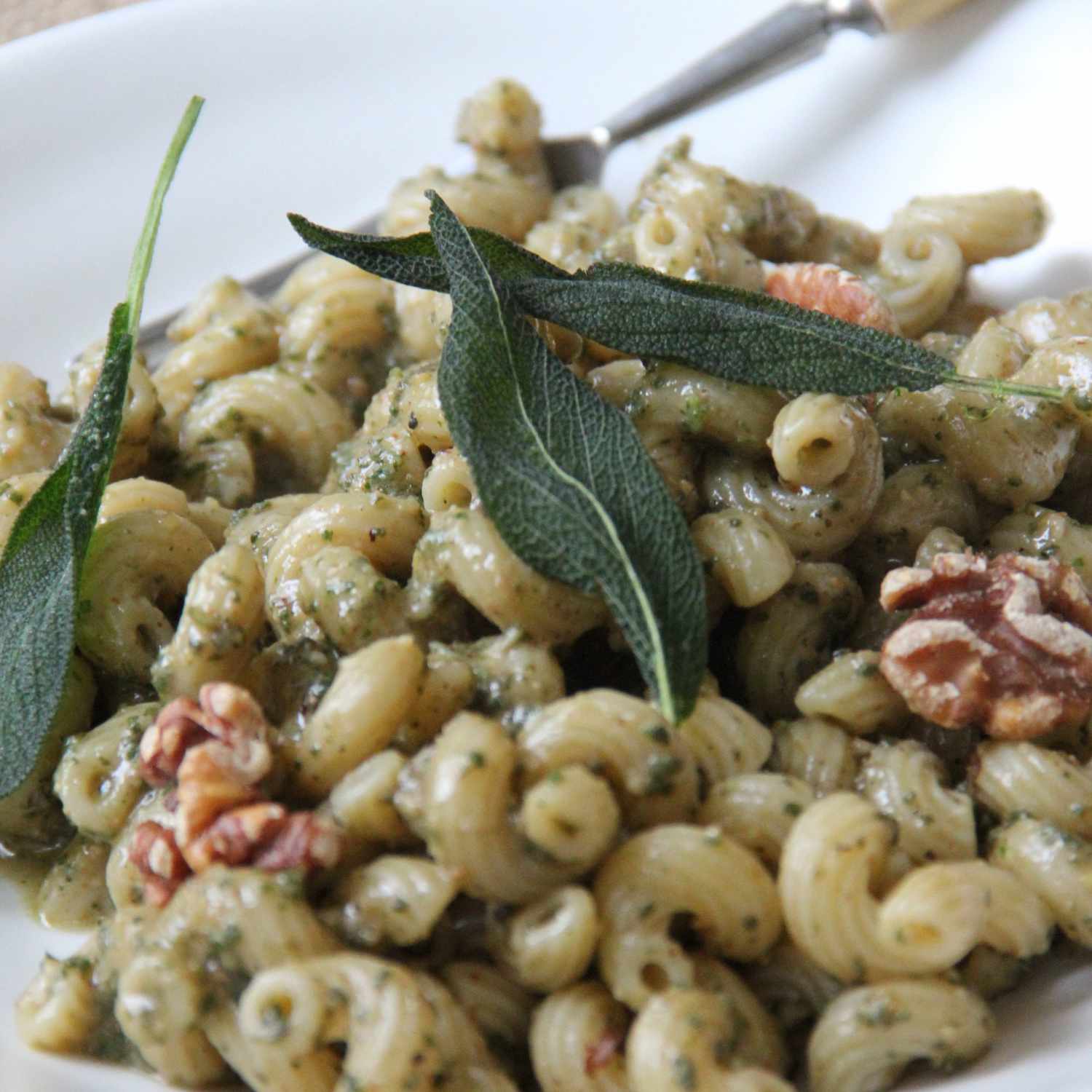 Sage and Walnut Pesto Pasta