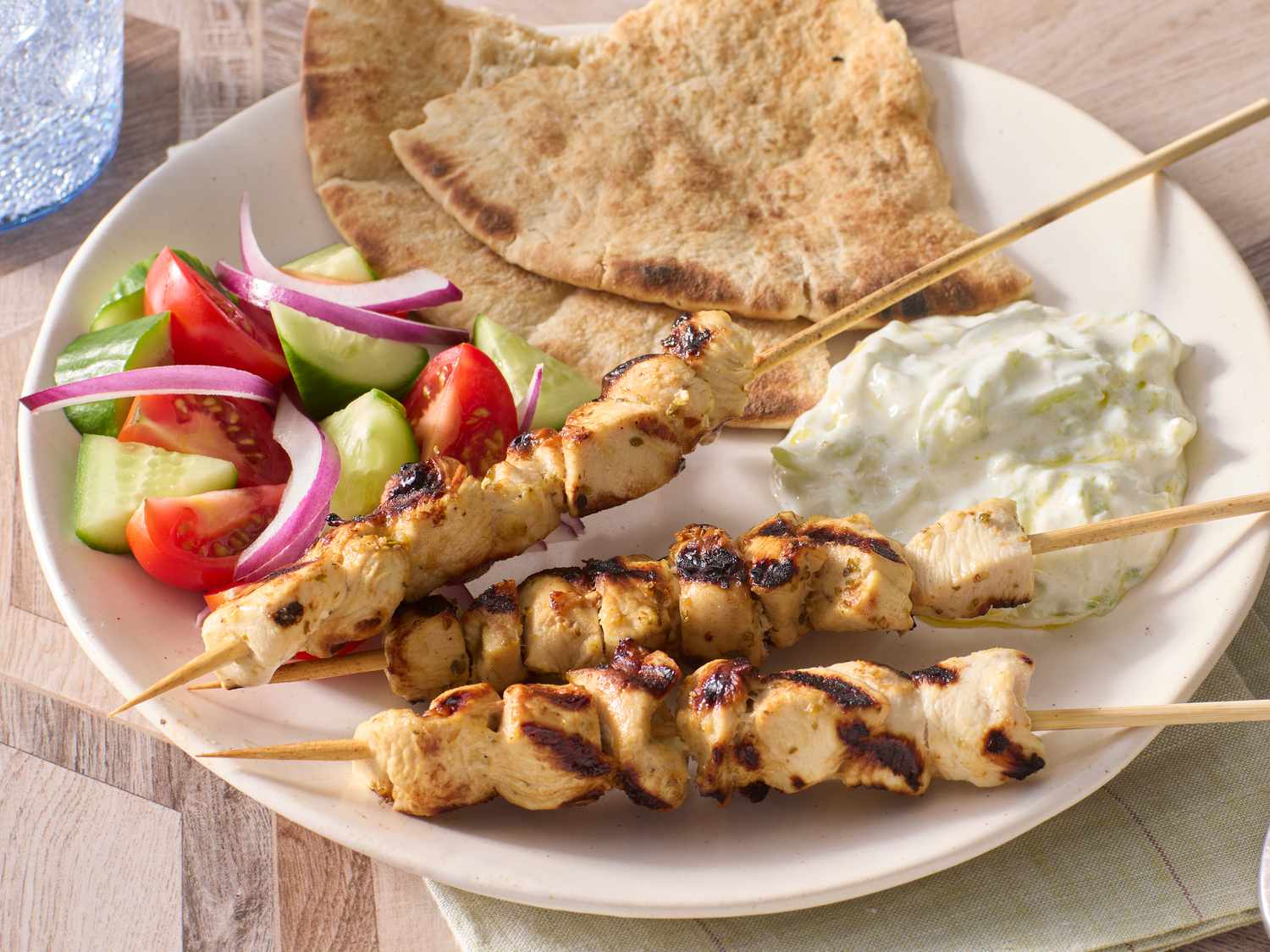 Greek Souvlaki with Tzatziki Recipe