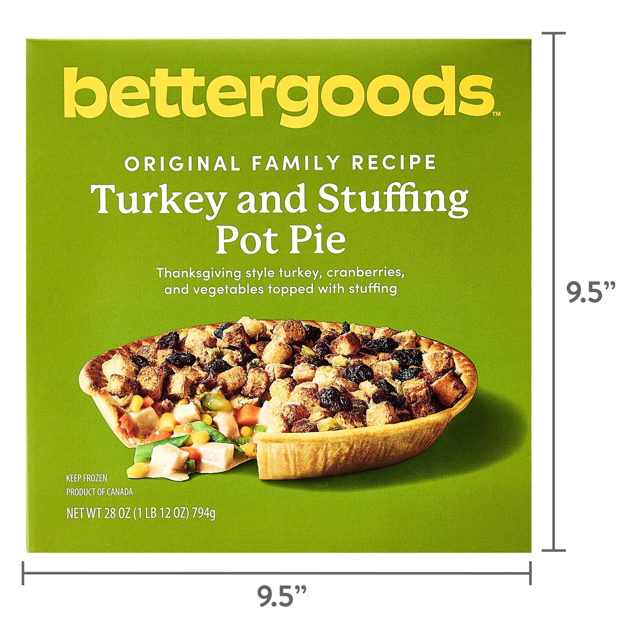 Walmart Bettergoods Turkey-and-Stuffing Pot Pie