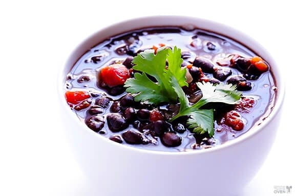 5 Ingredient Black Bean Soup