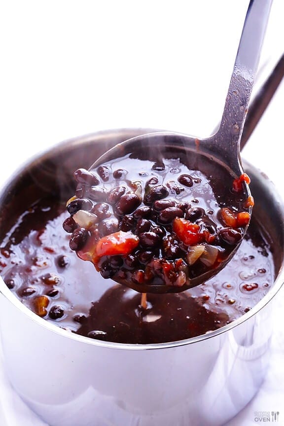 5-Ingredient Black Bean Soup Recipe