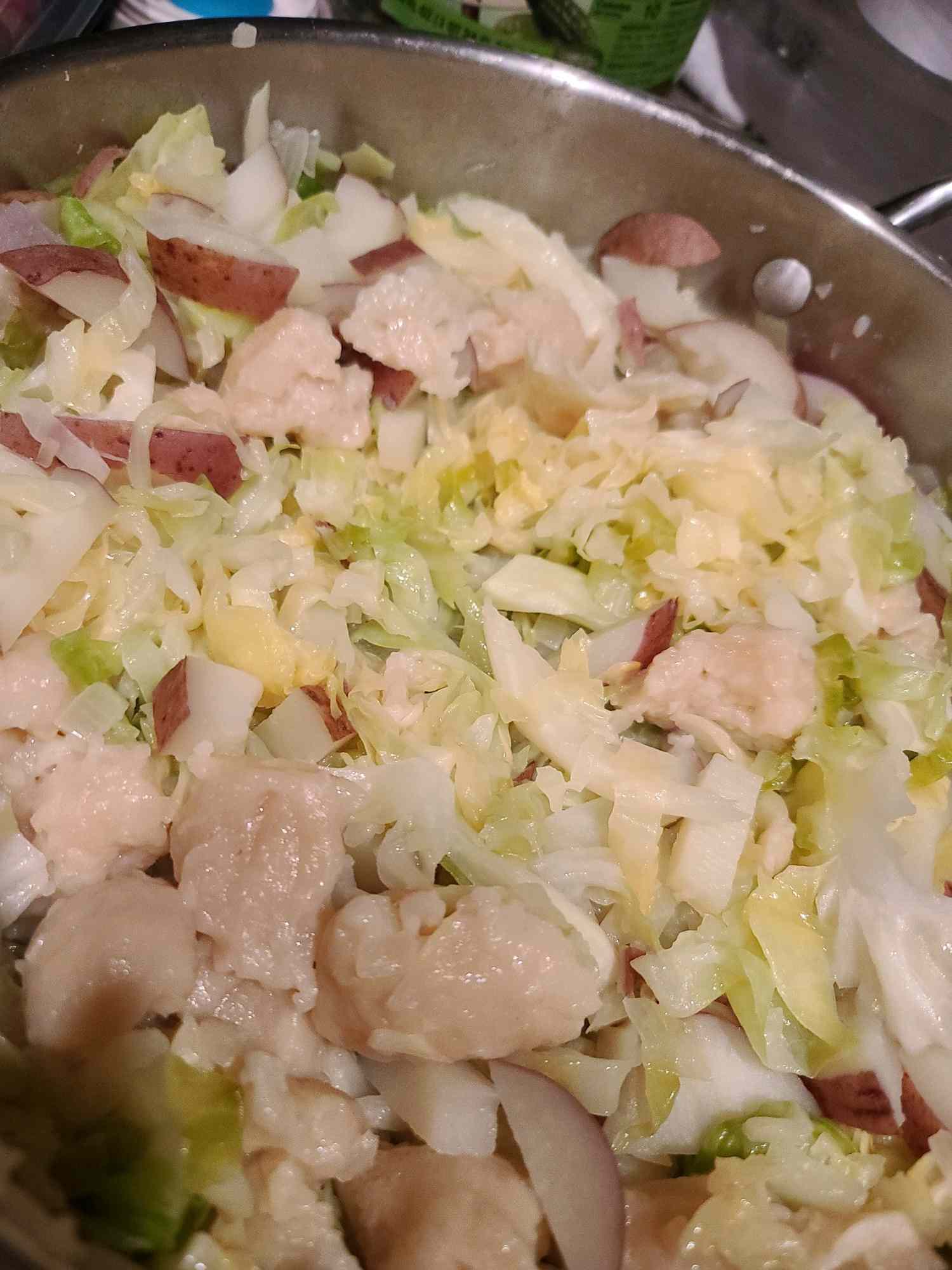 Boiled Cabbage with Dumplings Recipe