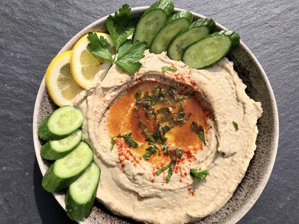Five-Minute Hummus Plate Recipe