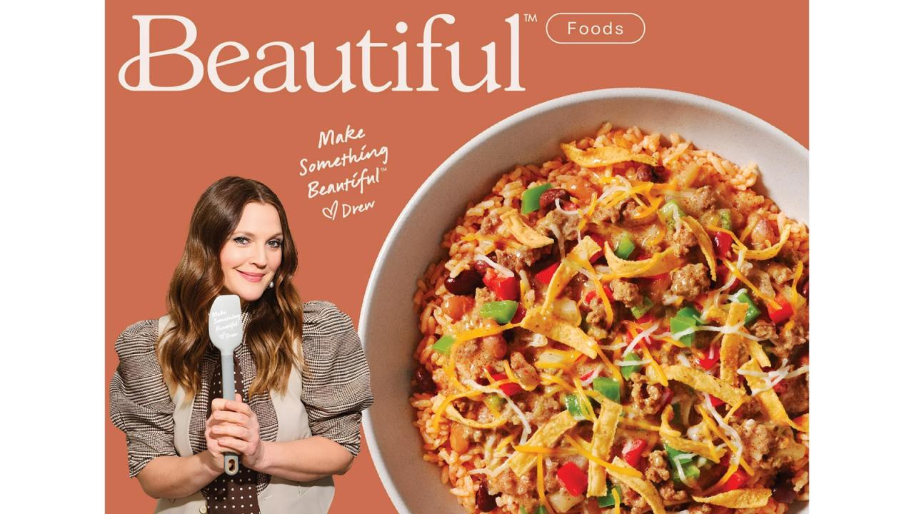 Walmart Drew Barrymore’s Beautiful by Drew Frozen Meals