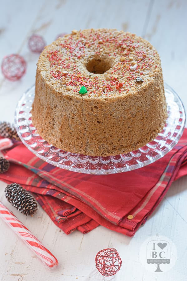 Gingerbread Angel Food Cake