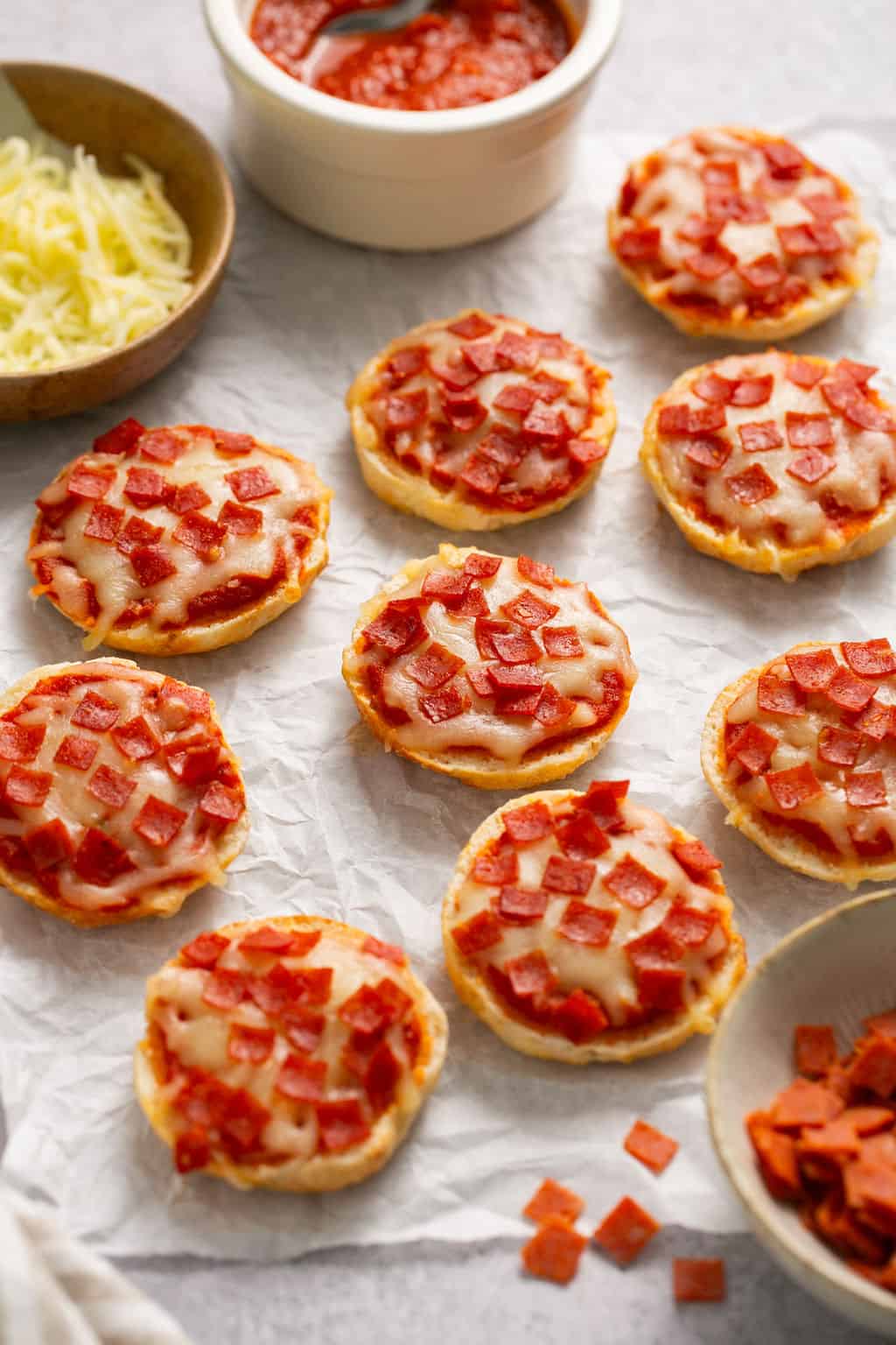 Mini Pizza Bagels