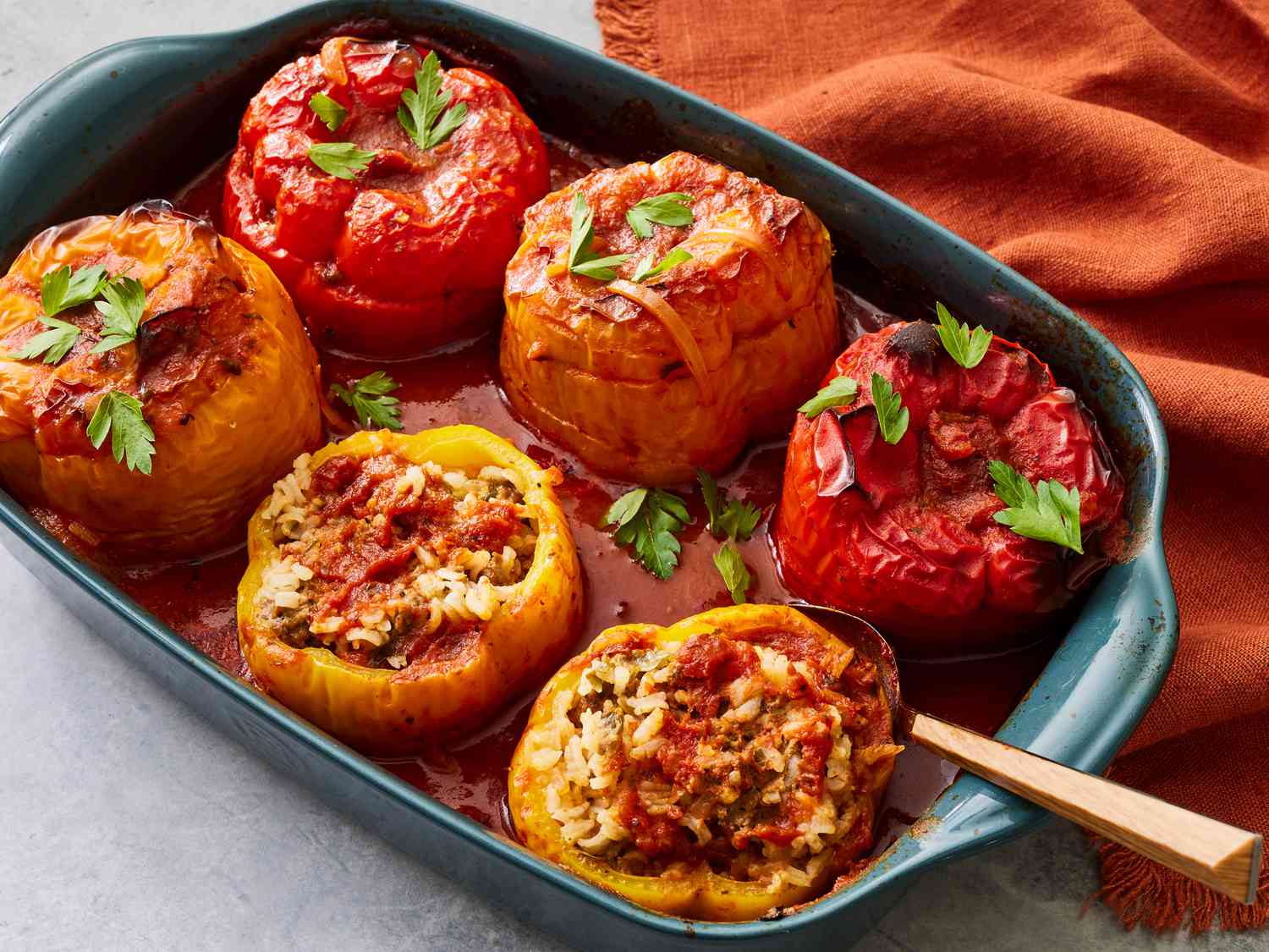 Stuffed Peppers with Rice and Meat Recipe