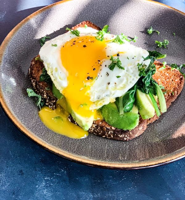 Eggs Florentine with Avocado