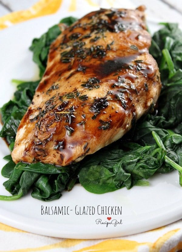 28. Balsamic Glazed Chicken Recipe