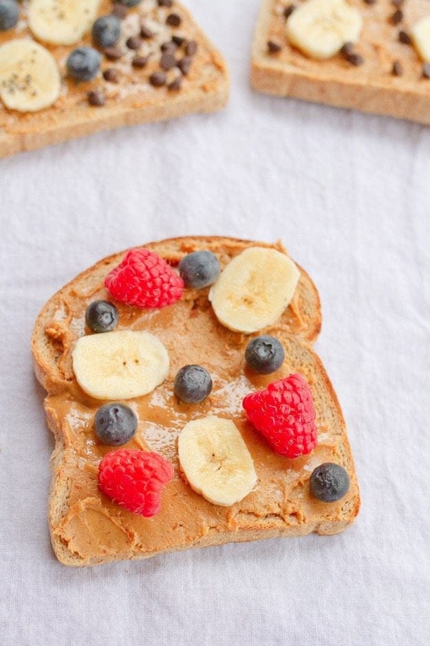 Basic Peanut Butter Toast