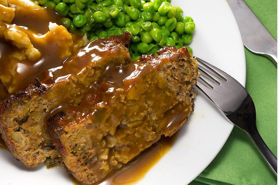 Mom's Meatloaf with Gravy