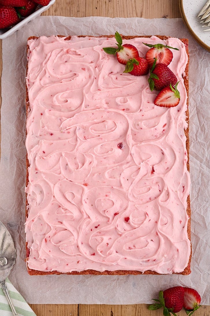 Strawberry Sheet Cake