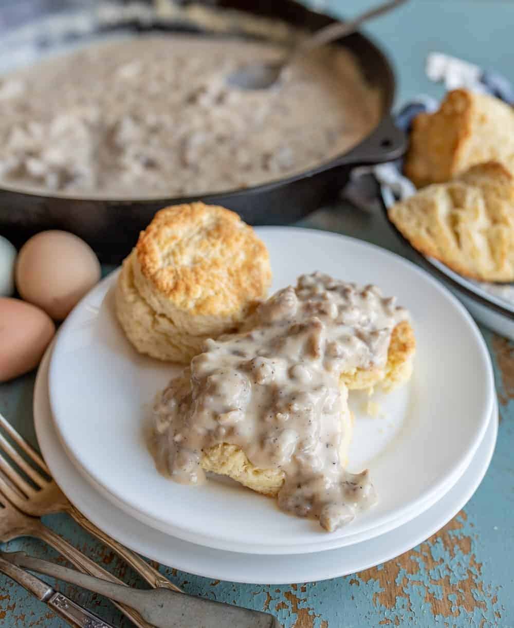 Homemade Biscuits and Gravy Recipe