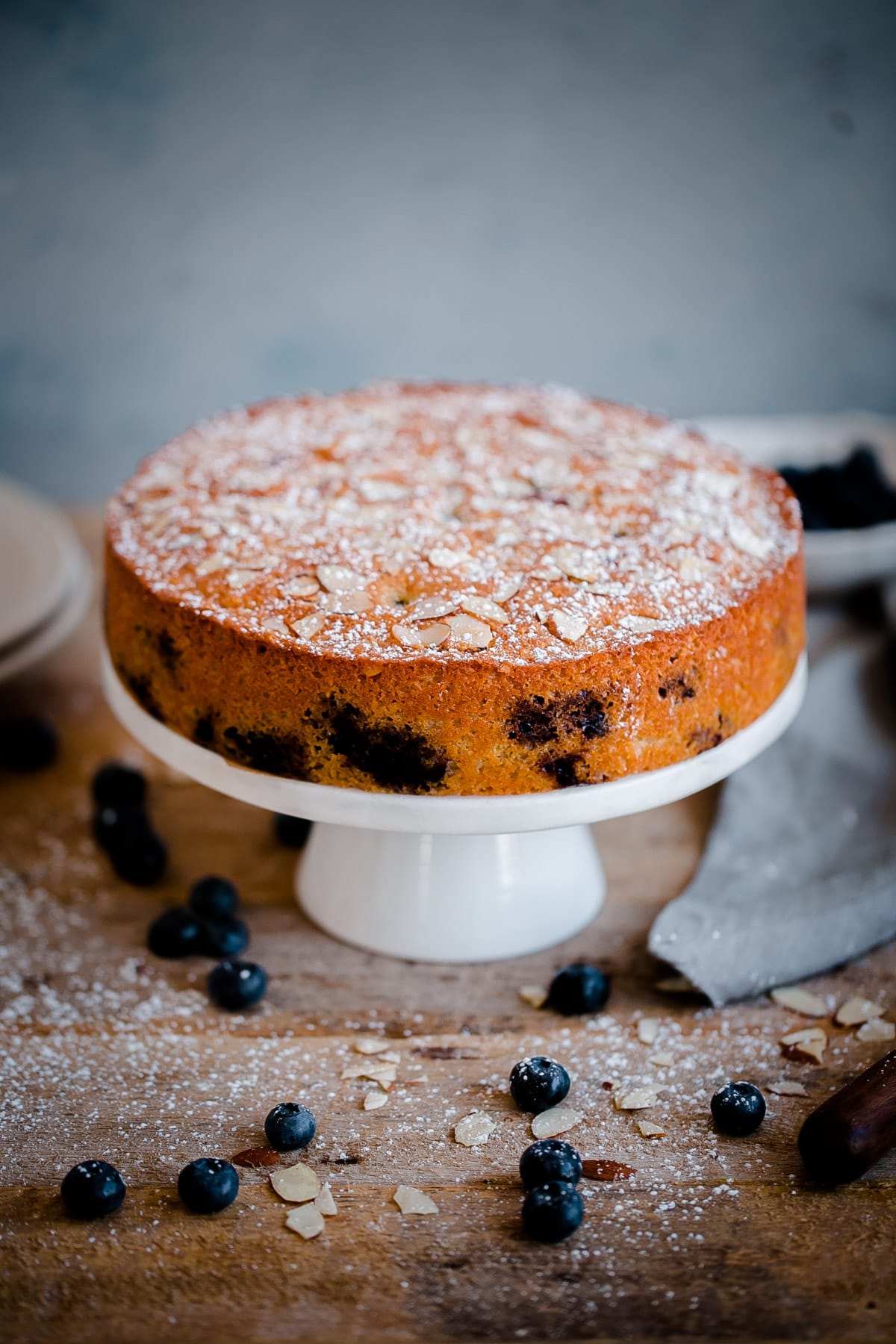 Blueberry Almond Cake