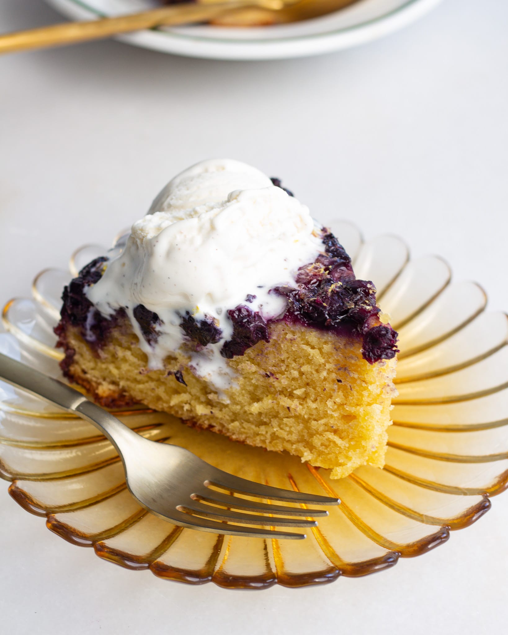 Upside Down Blueberry Cake